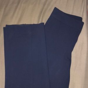 Navy Blue Banana Republic Wide Leg Pants